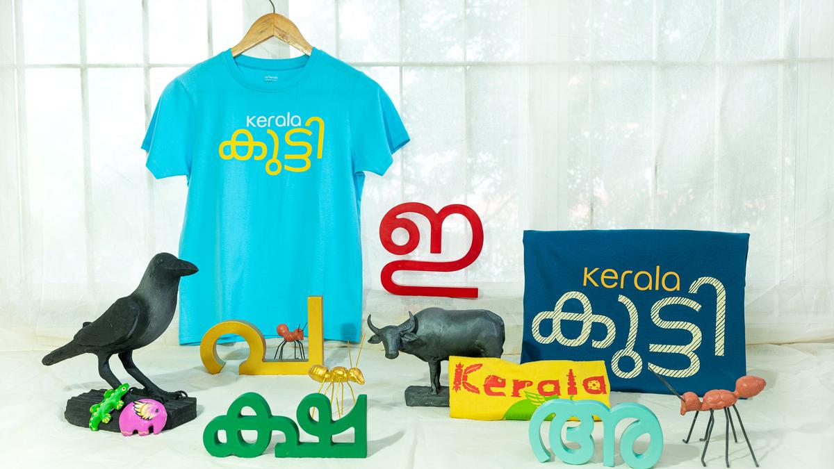 Designers engage with Malayalam typography, as the alphabet shirt